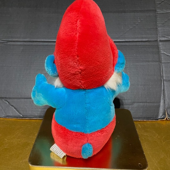 SMURF VTG 1996 PEYO PAPA MUSICAL SMURF PLUSH WORKS! PLAYS THEME SONG 12” SITTING - Picture 9 of 12